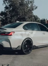 RW Carbon Performance Style Carbon Fiber Side Skirt Extensions BMW G80 M3 2021-2024                                     - bmwg80014 - Image 4
