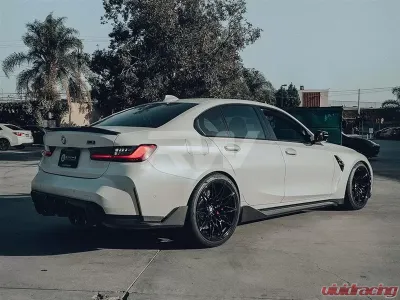 RW Carbon Performance Style Carbon Fiber Side Skirt Extensions BMW G80 M3 2021-2024 - bmwg80014