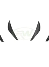 RW Carbon Fiber Canards w/ 3M Tape BMW M3 | M4 2021-2024                                     - bmwg8001-1 - Image 4