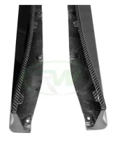 RW Carbon 3D Style Carbon Fiber Side Skirt Extensions BMW G80 M3 2021-2024                                     - bmwg80024 - Image 6