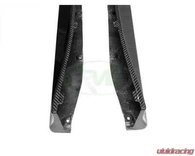 RW Carbon 3D Style Carbon Fiber Side Skirt Extensions BMW G80 M3 2021-2024 - bmwg80024