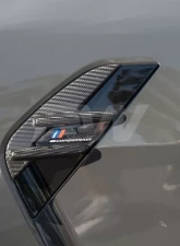 RW Carbon Fiber Fender Trims BMW G80 M3 2021-2024                                     - bmwg8002 - Image 2