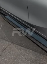 RW Carbon RWS Carbon Fiber Side Skirt Extensions BMW G80 M3 2021-2024                                     - bmwg8005 - Image 4