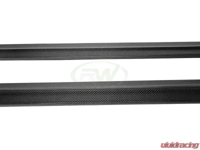 RW Carbon RWS Carbon Fiber Side Skirt Extensions BMW G80 M3 2021-2024 - bmwg8005