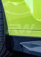 RW Carbon Fiber Splash Guards BMW G80 M3 | G82 G83 M4 2021-2024                                     - bmwg8012 - Image 3