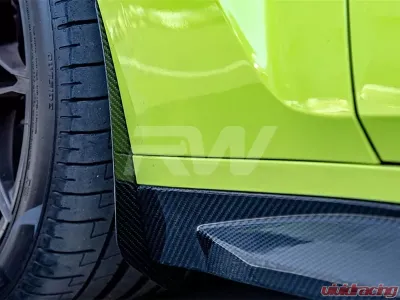 RW Carbon Fiber Splash Guards BMW G80 M3 | G82 G83 M4 2021-2024 - bmwg8012