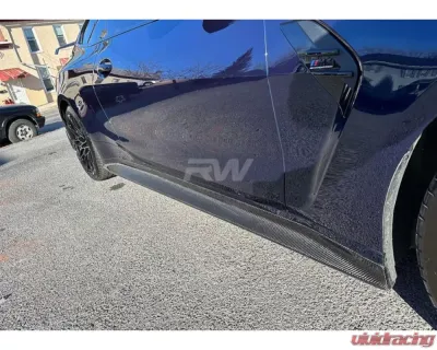 RW Carbon 3D Style Carbon Fiber Side Skirts BMW G82 | G83 M4 2021-2023 - bmwg82013