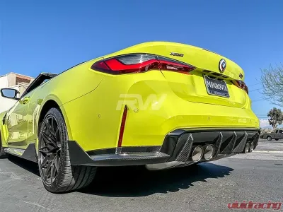 RW Carbon CF Performance Style Diffuser Sides BMW M4 G82 | G83 2021-2023 - bmwg8207