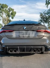 RW Carbon OEM Style Carbon Fiber Diffuser BMW G80 M3 | G82 G83 M4 2021-2024                                     - bmwg8209 - Image 2