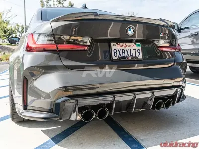 RW Carbon OEM Style Carbon Fiber Diffuser BMW G80 M3 | G82 G83 M4 2021-2024 - bmwg8209
