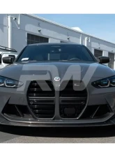 RW Carbon CSL Style Front Lip Carbon Fiber BMW G80 M3 2021-2024                                     - bmwg8x010 - Image 3