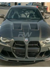 RW Carbon Full Carbon Fiber DTM Hood BMW M3 | M4 G8X 2021-2024                                     - bmwg8x017 - Image 2