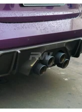 RW Carbon Performance Carbon Fiber Exhaust Cover BMW G80 M3 | G82 | G83 M4 2021-2024                                     - bmwg8x018 - Image 4