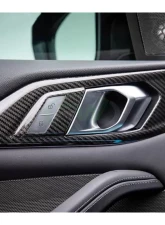 RW Carbon Carbon Fiber Door Handle Trims BMW G82 | G83 M4 2021-2023                                     - bmwg8x020 - Image 3