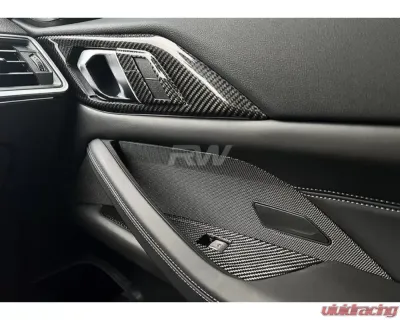 RW Carbon Carbon Fiber Door Handle Trims BMW G82 | G83 M4 2021-2023 - bmwg8x020