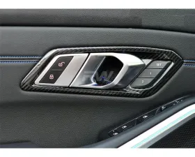 RW Carbon Carbon Fiber Door Handle Trims BMW G80 M3 2021-2024