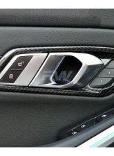 RW Carbon Carbon Fiber Door Handle Trims BMW G80 M3 2021-2024                                     - bmwg8x021 - Image 4
