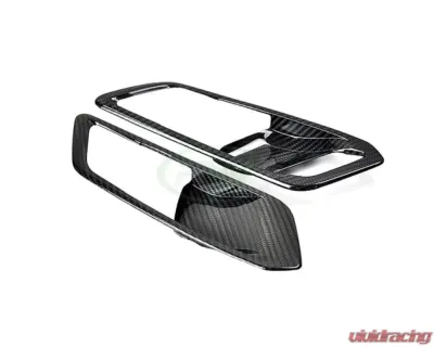 RW Carbon Carbon Fiber Door Handle Trims BMW G80 M3 2021-2024 - bmwg8x021