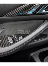 RW Carbon Carbon Fiber Window Switch Panels BMW G82 | G83 M4 2021-2023                                     - bmwg8x022 - Image 2