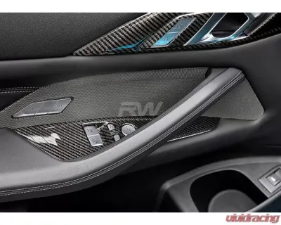 RW Carbon Carbon Fiber Window Switch Panels BMW G82 | G83 M4 2021-2023 - bmwg8x022