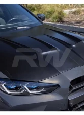 RW Carbon Aluminum DTM Hood BMW M3 | M4 G8X 2021-2024                                     - bmwg8x023 - Image 5