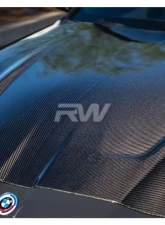 RW Carbon Carbon Fiber CS Hood BMW M3 | M4 G8X 2021-2024                                     - bmwg8x024 - Image 4