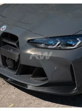 RW Carbon CSL Style Carbon Fiber Grille BMW G8X M3 | M4 2021-2024                                     - bmwg8x06 - Image 7