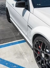 RW Carbon Mercedes-Benz W204 C63 CF Side Skirt Extensions                                     - mecw20439 - Image 3