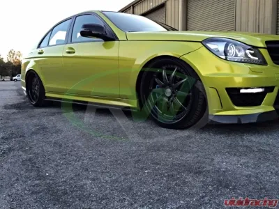 RW Carbon Mercedes-Benz W204 C63 CF Side Skirt Extensions - mecw20439