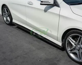RW Carbon CF Side Skirt Extensions Mercedes-Benz CLA250 | CLA45 2013-2016