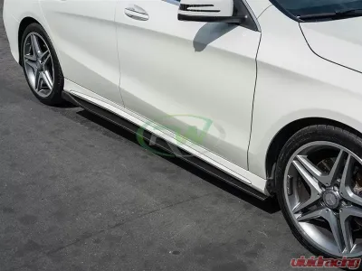 RW Carbon CF Side Skirt Extensions Mercedes-Benz CLA250 | CLA45 2013-2016 - mercc11705