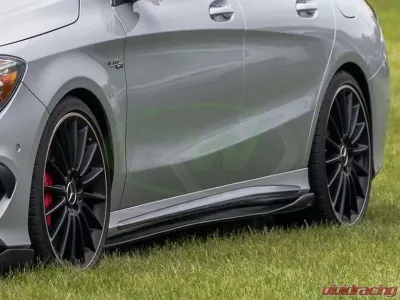 RW Carbon CF Side Skirt Extensions Mercedes-Benz CLA250 | CLA45 2013-2016 - mercc11705