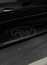 RW Carbon CF Side Skirt Extensions Mercedes-Benz C190 GT | GT S 2015-2017                                     - mercc19002 - Image 4
