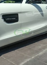 RW Carbon CF Side Skirt Extensions Mercedes-Benz C190 GT | GT S 2015-2017                                     - mercc19002 - Image 5
