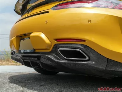 RW Carbon RWS CF Diffuser Center Only Mercedes-Benz C190 GT | GTC | GTS 2015-2019 - mercc19011-1