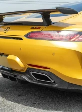RW Carbon RWS CF Diffuser Center Only Mercedes-Benz C190 GT | GTC | GTS 2015-2019                                     - mercc19011-1 - Image 2