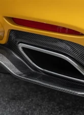 RW Carbon RWS CF Diffuser Center Only Mercedes-Benz C190 GT | GTC | GTS 2015-2019                                     - mercc19011-1 - Image 3