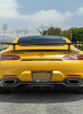 RW Carbon RWS CF Diffuser Center Only Mercedes-Benz C190 GT | GTC | GTS 2015-2019                                     - mercc19011-1 - Image 4