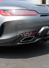 RW Carbon RWS CF Diffuser Center Only Mercedes-Benz C190 GT | GTC | GTS 2015-2019                                     - mercc19011-1 - Image 5