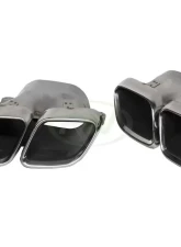 RW Carbon Exhaust Tips Polished Mercedes GLC 63 | 63S 2019-2023                                     - mercglc01-2 - Image 3
