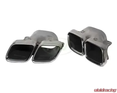 RW Carbon Exhaust Tips Polished Mercedes GLC 63 | 63S 2019-2023 - mercglc01-2