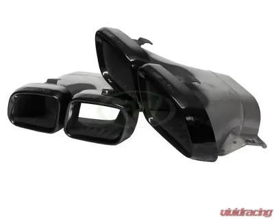 RW Carbon Exhaust Tips Polished Mercedes GLC 63 | 63S 2019-2023 - mercglc01-2