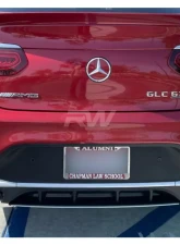 RW Carbon Black/Polished Exhaust Tips Mercedes-Benz GLC AMG 63 2019-2023                                     - mercglc01 - Image 3
