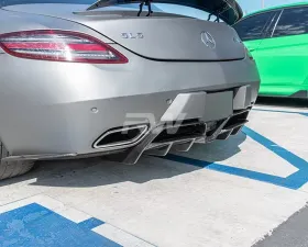 RW Carbon Renn Style Carbon Fiber Diffuser Mercedes-Benz SLS 2011-2017