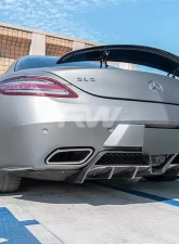 RW Carbon Renn Style Carbon Fiber Diffuser Mercedes-Benz SLS 2011-2017                                     - mercsls01 - Image 3