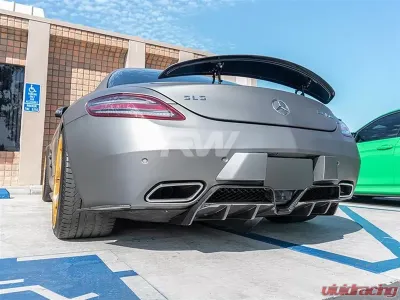 RW Carbon Renn Style Carbon Fiber Diffuser Mercedes-Benz SLS 2011-2017 - mercsls01