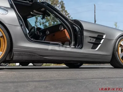 RW Carbon Renn Style CF Side Skirt Extensions Mercedes-Benz SLS 2011-2014 - mercsls03