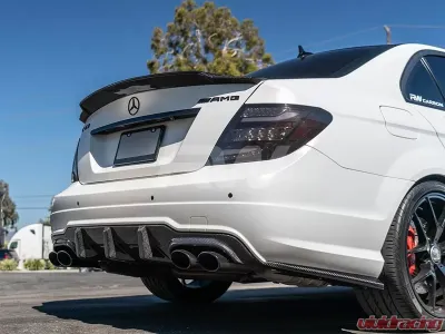 RW Carbon Big Fin Carbon Fiber Diffuser Mercedes-Benz C63 AMG 2012-2015 - mercw20409