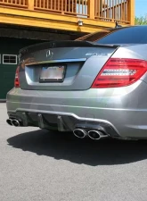 RW Carbon Big Fin Carbon Fiber Diffuser Mercedes-Benz C63 AMG 2012-2015                                     - mercw20409 - Image 2