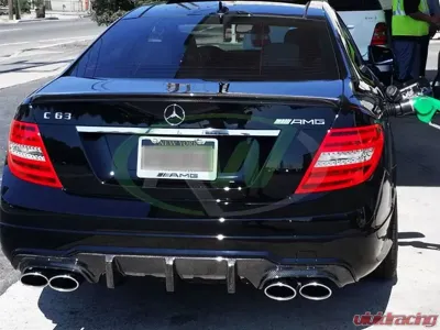 RW Carbon Big Fin Carbon Fiber Diffuser Mercedes-Benz C63 AMG 2012-2015 - mercw20409